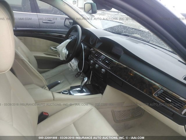 WBANU53588CT18020 - 2008 BMW 528 I BLACK photo 5