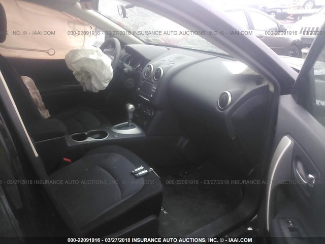 JN8AS5MV0CW382277 - 2012 NISSAN ROGUE S/SV BLACK photo 5