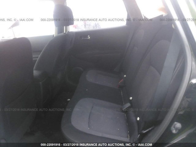 JN8AS5MV0CW382277 - 2012 NISSAN ROGUE S/SV BLACK photo 8