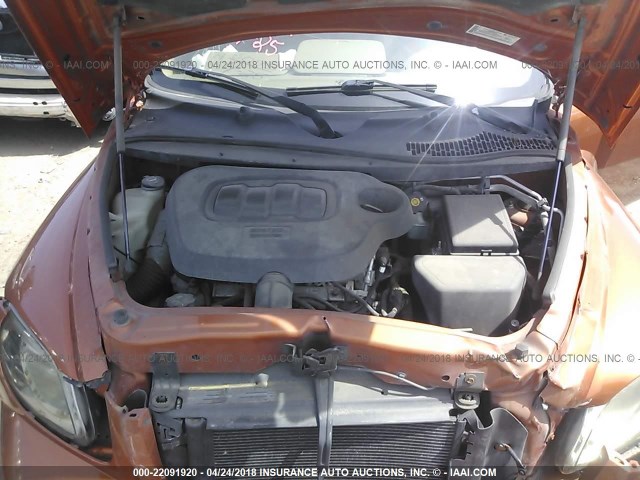 3GNDA13D57S607928 - 2007 CHEVROLET HHR LS ORANGE photo 10