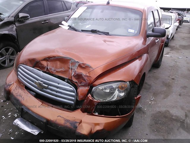 3GNDA13D57S607928 - 2007 CHEVROLET HHR LS ORANGE photo 2