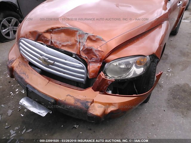 3GNDA13D57S607928 - 2007 CHEVROLET HHR LS ORANGE photo 6