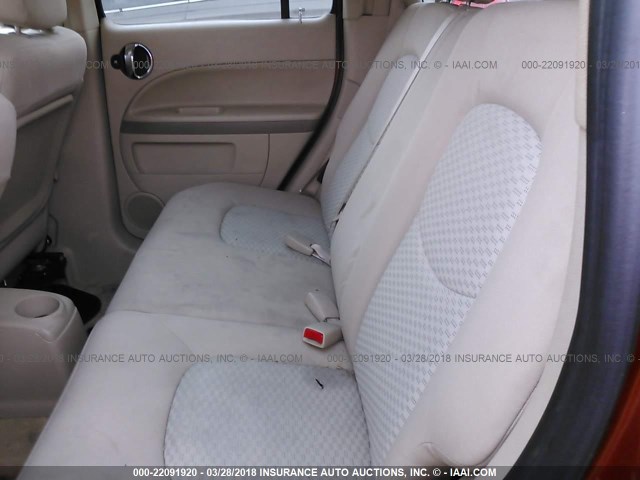 3GNDA13D57S607928 - 2007 CHEVROLET HHR LS ORANGE photo 8