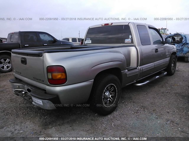 2GCEC19V111290031 - 2001 CHEVROLET SILVERADO C1500 BEIGE photo 4