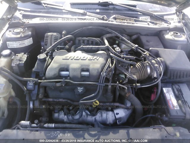 1G1NE52JX3M722639 - 2003 CHEVROLET MALIBU LS 灰色 照片 10