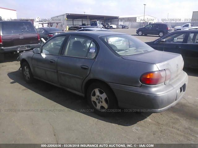1G1NE52JX3M722639 - 2003 CHEVROLET MALIBU LS 灰色 照片 3