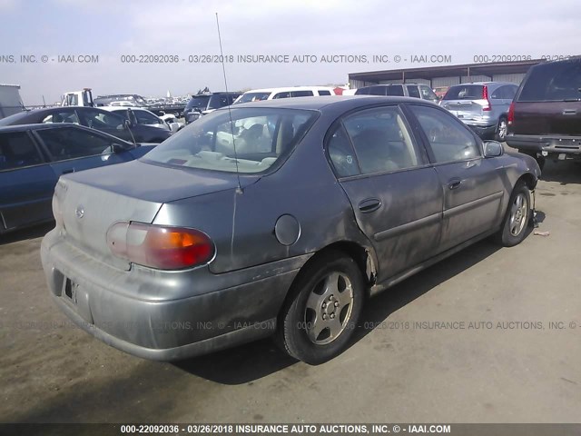1G1NE52JX3M722639 - 2003 CHEVROLET MALIBU LS 灰色 照片 4