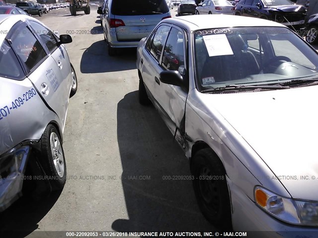 2T1BR12E4YC361696 - 2000 TOYOTA COROLLA VE/CE/LE SILVER photo 6