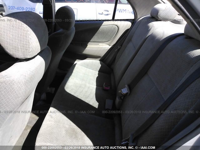 2T1BR12E4YC361696 - 2000 TOYOTA COROLLA VE/CE/LE 银色 照片 8