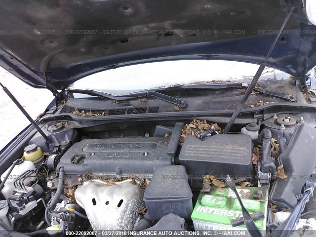 4T1BE46K87U083816 - 2007 TOYOTA CAMRY NEW GENERAT CE/LE/XLE/SE BLUE photo 10