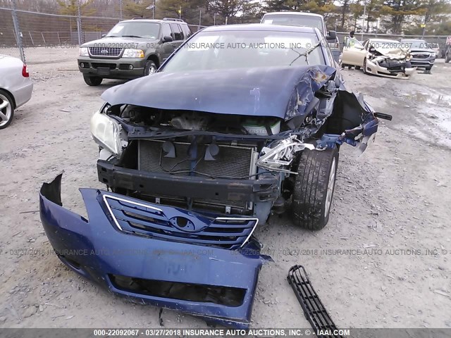 4T1BE46K87U083816 - 2007 TOYOTA CAMRY NEW GENERAT CE/LE/XLE/SE BLUE photo 6