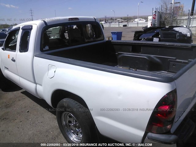 5TETX22N95Z042784 - 2005 TOYOTA TACOMA ACCESS CAB Սպիտակ լուսանկար 6