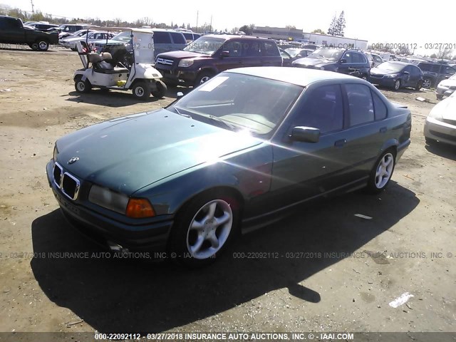 WBACD4322WAV64948 - 1998 BMW 328 I AUTOMATIC GREEN photo 2