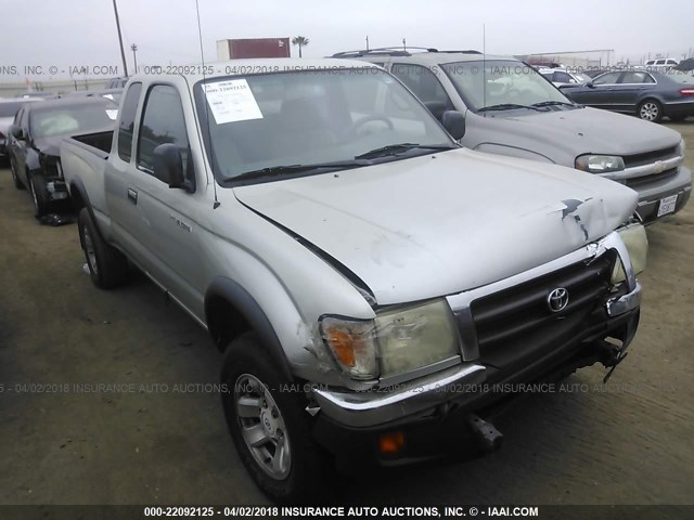 4TASN92N3YZ601929 - 2000 TOYOTA TACOMA XTRACAB PRERUNNER SILVER photo 1