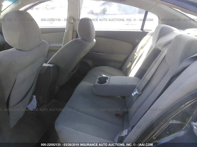 1N4AL11D35C386380 - 2005 NISSAN ALTIMA S/SL GRAY photo 8