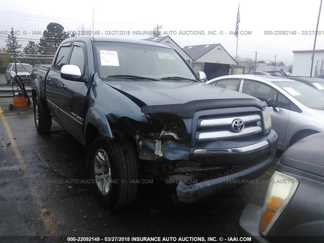 5TBET34166S525368 - 2006 TOYOTA TUNDRA DOUBLE CAB SR5 BLUE photo 6