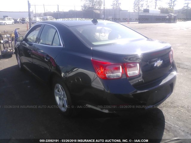 1G11B5SA0DF346935 - 2013 CHEVROLET MALIBU LS შავი ფოტო 3