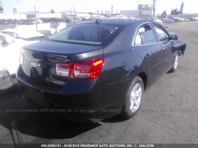 1G11B5SA0DF346935 - 2013 CHEVROLET MALIBU LS შავი ფოტო 4
