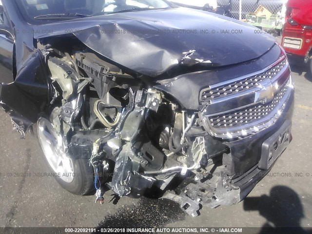 1G11B5SA0DF346935 - 2013 CHEVROLET MALIBU LS შავი ფოტო 6