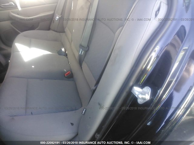 1G11B5SA0DF346935 - 2013 CHEVROLET MALIBU LS შავი ფოტო 8