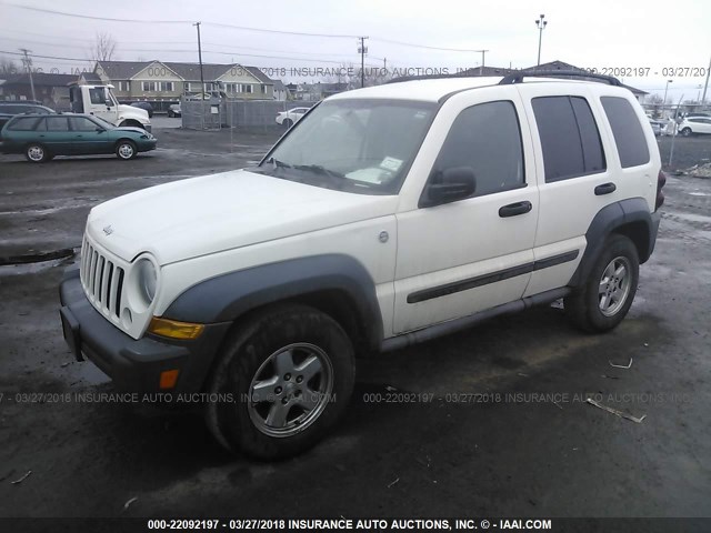 1J4GL48K27W721232 - 2007 JEEP LIBERTY SPORT 白色 照片 2