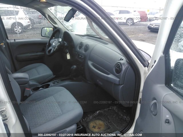 1J4GL48K27W721232 - 2007 JEEP LIBERTY SPORT 白色 照片 5