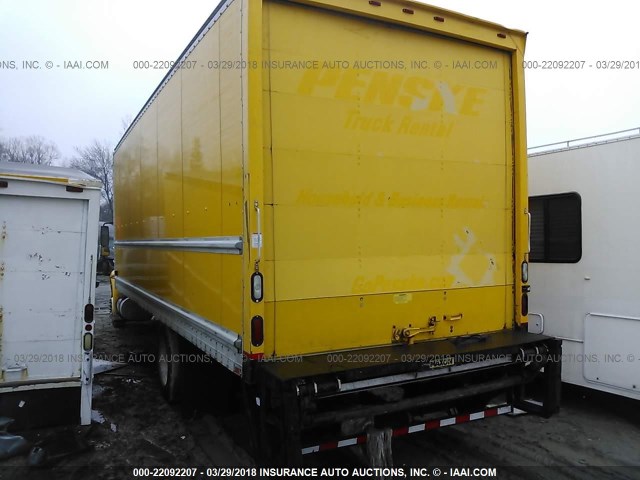 1HTMMAAL9BH282425 - 2011 INTERNATIONAL 4000 4300 YELLOW photo 3