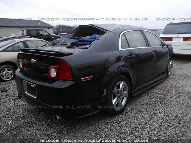 1G1ZH57B694229107 - 2009 CHEVROLET MALIBU 1LT 黑色 照片 4