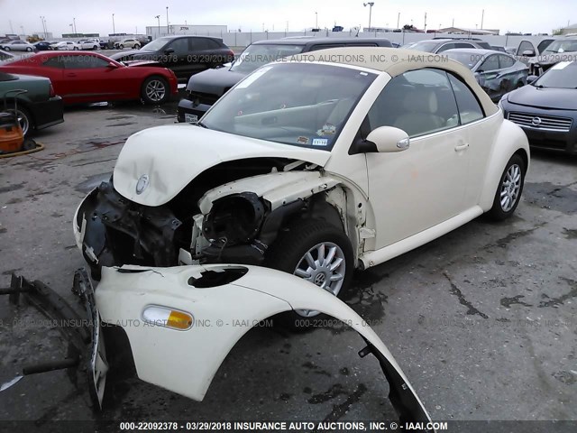 3VWCM31Y04M334651 - 2004 VOLKSWAGEN NEW BEETLE GLS Qəhvəyi foto 2