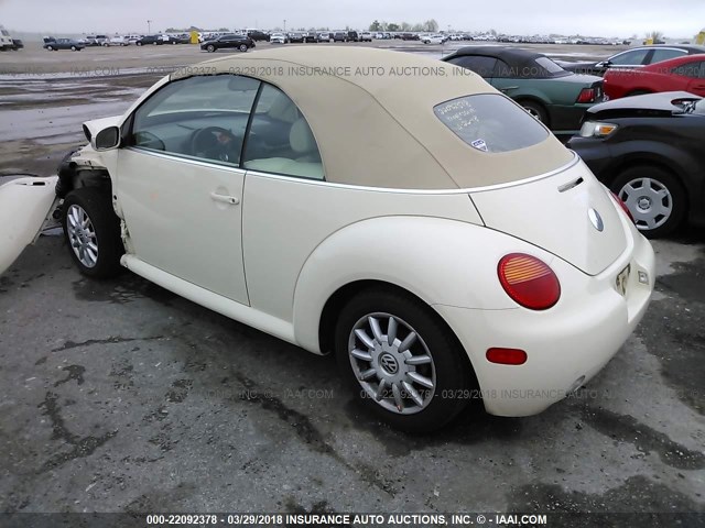 3VWCM31Y04M334651 - 2004 VOLKSWAGEN NEW BEETLE GLS Qəhvəyi foto 3