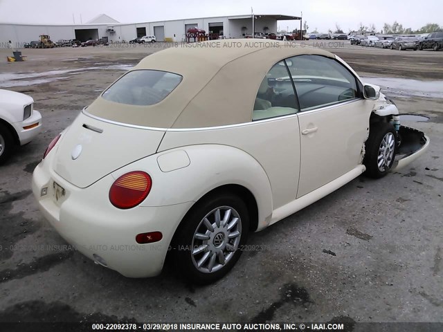 3VWCM31Y04M334651 - 2004 VOLKSWAGEN NEW BEETLE GLS Qəhvəyi foto 4