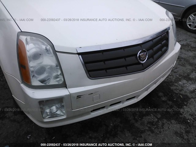 1GYEE637440189495 - 2004 CADILLAC SRX WHITE photo 6