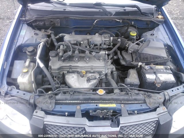 3N1CB51D86L621703 - 2006 NISSAN SENTRA 1.8/1.8S BLUE photo 10