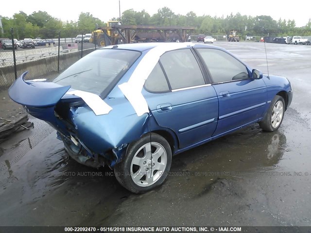 3N1CB51D86L621703 - 2006 NISSAN SENTRA 1.8/1.8S BLUE photo 4