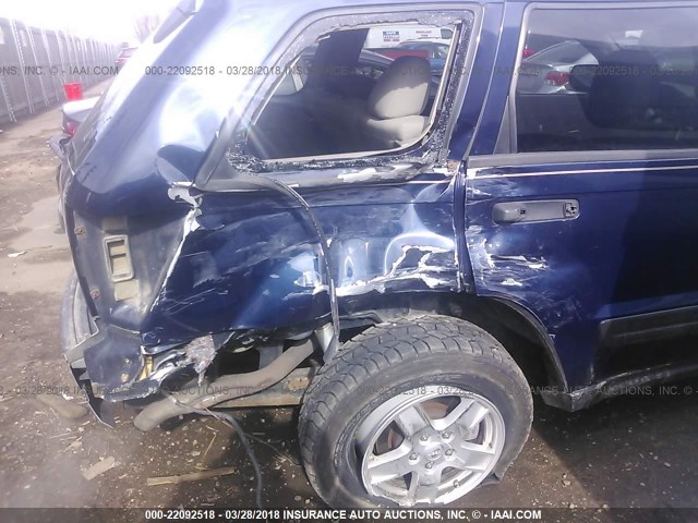 1J4HR48N66C226884 - 2006 JEEP GRAND CHEROKEE LAREDO/COLUMBIA/FREEDOM 深蓝色 照片 6