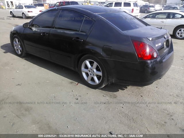 1N4BA41E95C870512 - 2005 NISSAN MAXIMA SE/SL BLACK photo 3