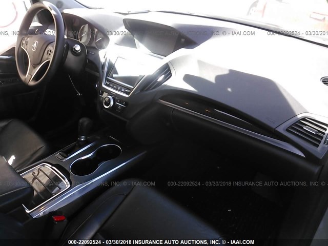 5FRYD4H44EB034889 - 2014 ACURA MDX TECHNOLOGY SILVER photo 5