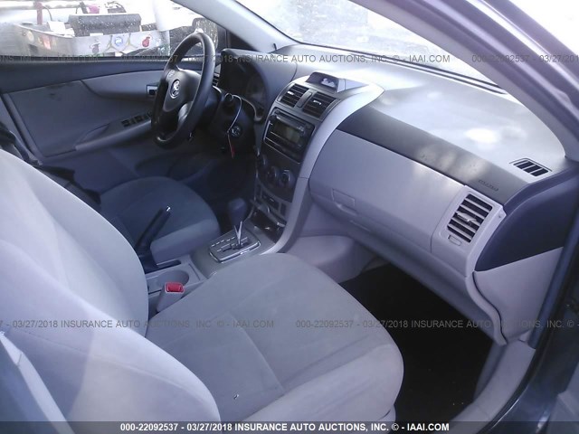 2T1BU4EE9CC771642 - 2012 TOYOTA COROLLA S/LE GRAY photo 5