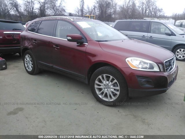 YV4992DZ2A2025471 - 2010 VOLVO XC60 T6 MAROON photo 1