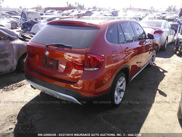 WBAVM1C51EVW51331 - 2014 BMW X1 SDRIVE28I ORANGE photo 4