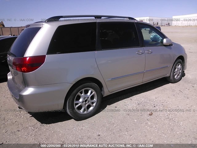 5TDBA22C64S020491 - 2004 TOYOTA SIENNA XLE/XLE LIMITED SILVER photo 4