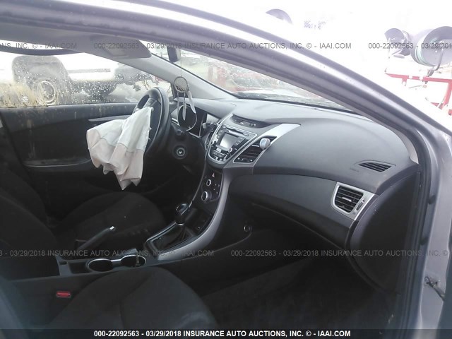 KMHDH4AE7FU366479 - 2015 HYUNDAI ELANTRA SE/SPORT/LIMITED GRAY photo 5