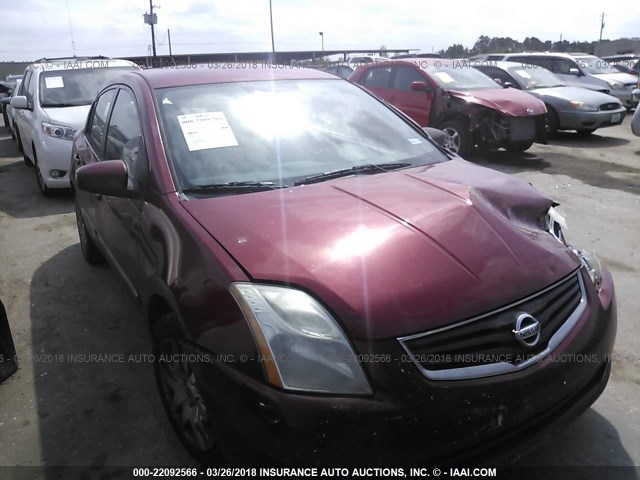 3N1AB6AP5BL663392 - 2011 NISSAN SENTRA 2.0/2.0S/SR/2.0SL RED photo 1