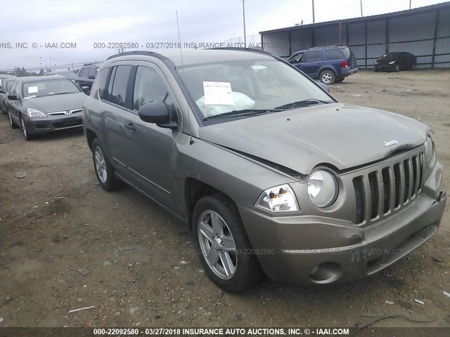 1J8FT47008D644738 - 2008 JEEP COMPASS SPORT ოქროსფერი ფოტო 1