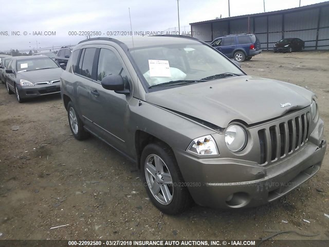 1J8FT47008D644738 - 2008 JEEP COMPASS SPORT GOLD photo 1