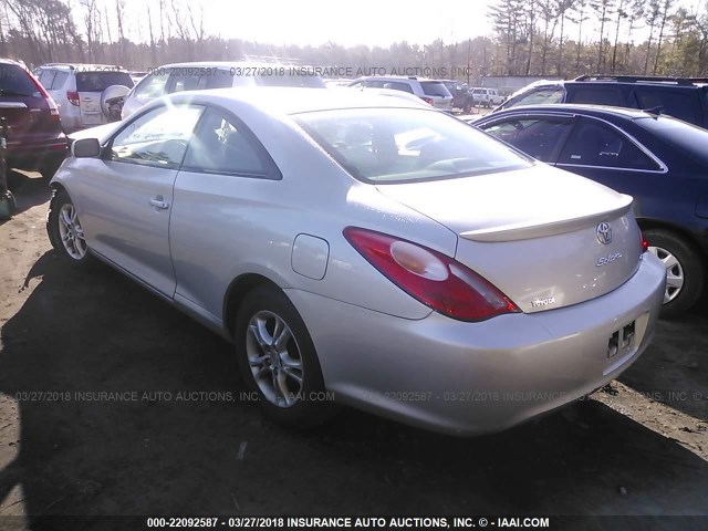 4T1CE38P04U908525 - 2004 TOYOTA CAMRY SOLARA SE/SLE Gümüş foto 3