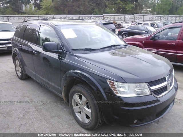 3D4PG5FV3AT151318 - 2010 DODGE JOURNEY SXT BLACK photo 1