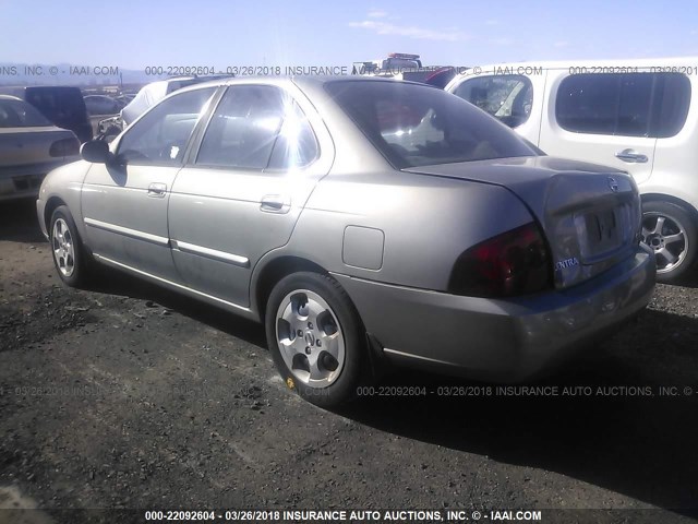 3N1CB51D75L514821 - 2005 NISSAN SENTRA 1.8/1.8S TAN photo 3