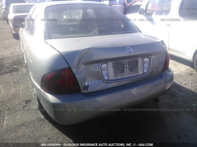 3N1CB51D75L514821 - 2005 NISSAN SENTRA 1.8/1.8S TAN photo 6