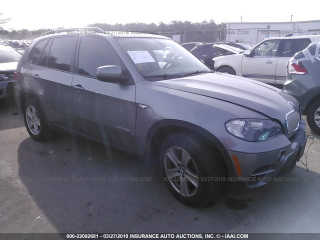 5UXZW0C53BL370503 - 2011 BMW X5 XDRIVE35D GRAY photo 1